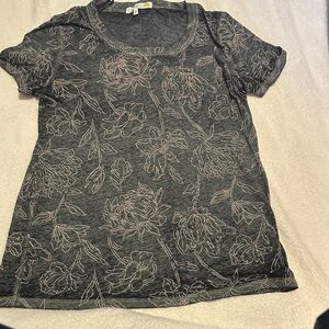 C&C California Charcoal Floral Women's Tee